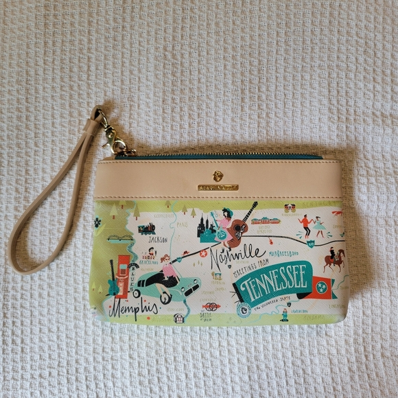 Tenesse  Multicolor Wristlet Clutch - Picture 1 of 8